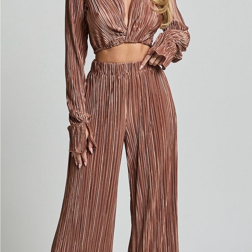 NEW!! Showpo Brown Wide Leg Jumpsuit